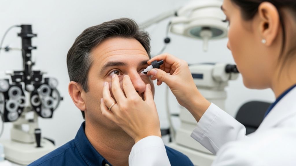 Efectos secundarios tras tratamiento de glaucoma