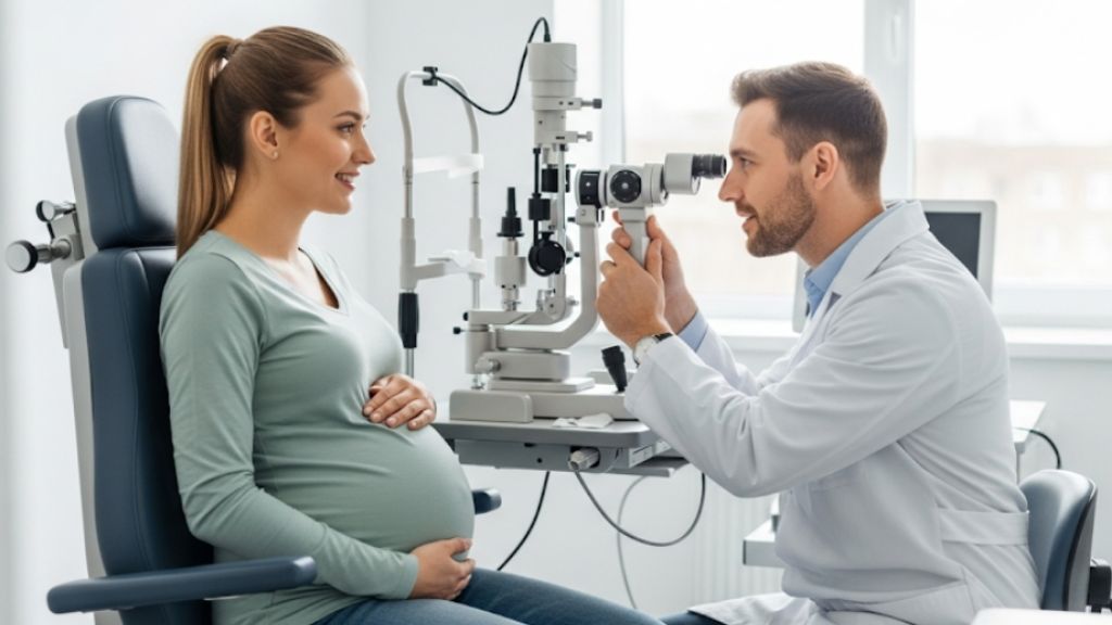 Salud ocular en mujeres embarazadas.